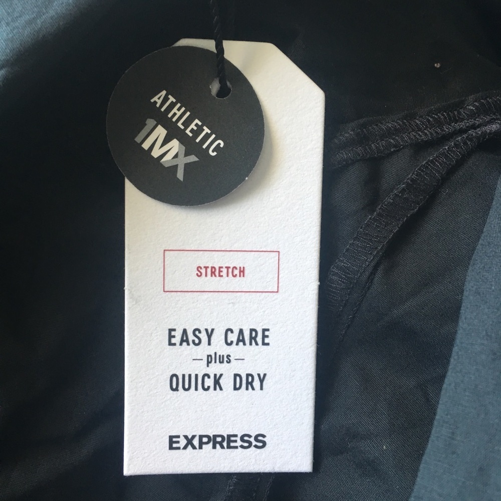 Nwot Express Black Button Down Shirt - image 4